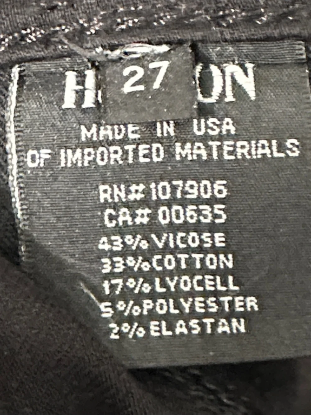 Hudson Jeans Women's Black Skinny Jeans